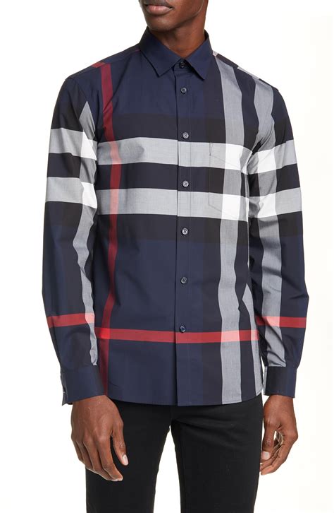 burberry tee shirts mens|burberry plaid shirts for men.